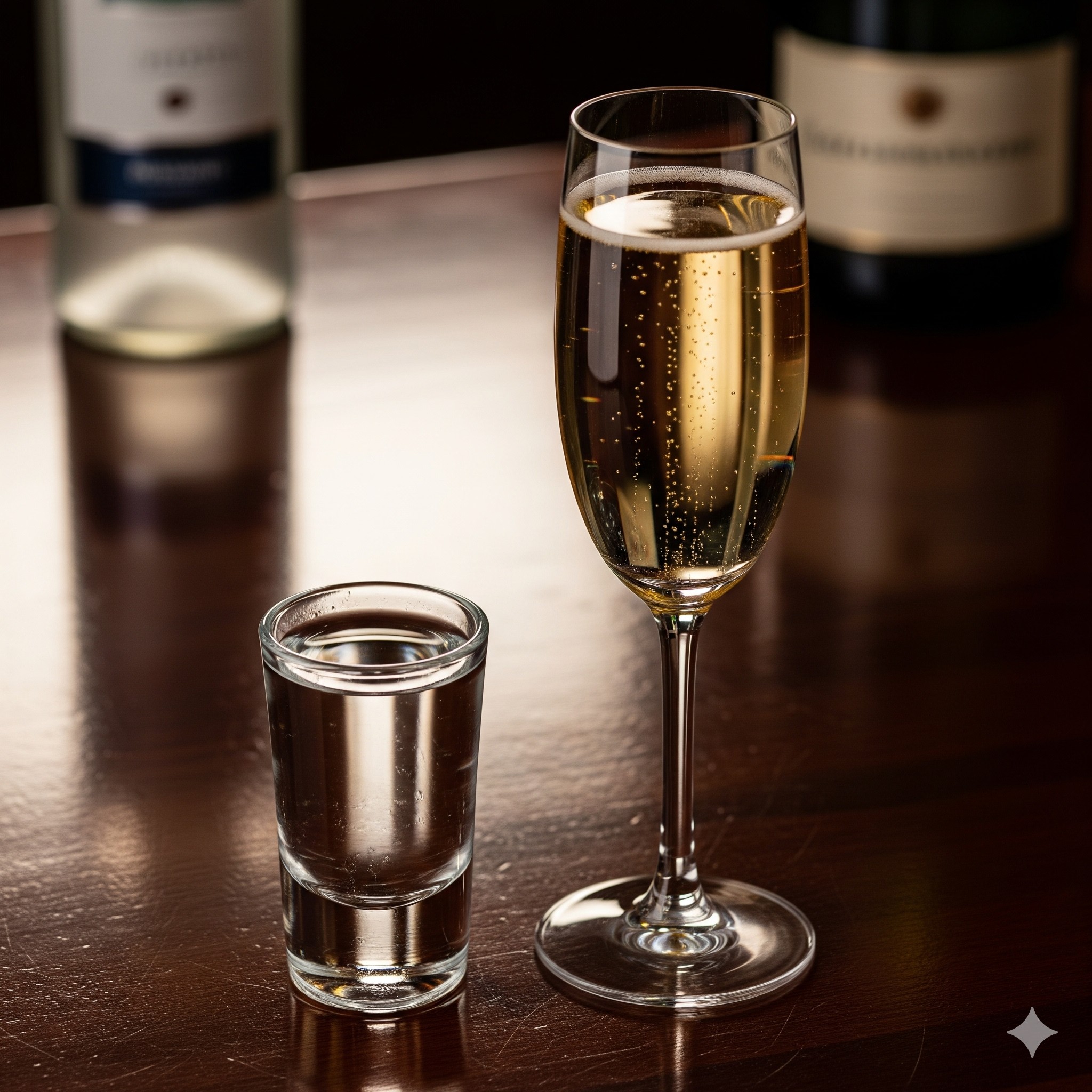 fizz roe sampanie champagne